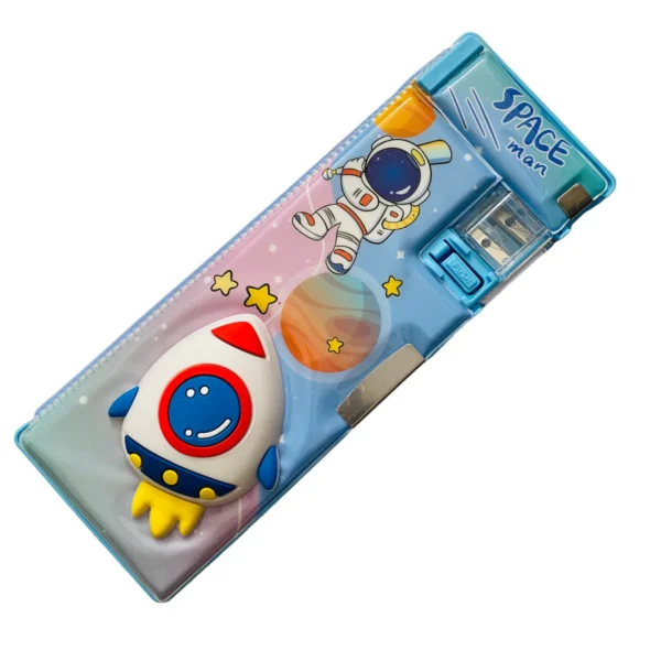 AstronautMagneticSquishyPencilBox1 Astronaut Magnetic Squishy Pencil Box - Image 1