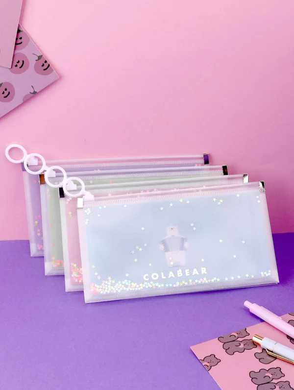 WhatsAppImage2025-01-25at11.14.30AM Fancy Geometry Pouch Transparent Mate A6 1pc - Image 1