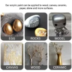 Signature Acrylic Colours - 75 ml - Set of 6 PEARLESCENT - Image 4