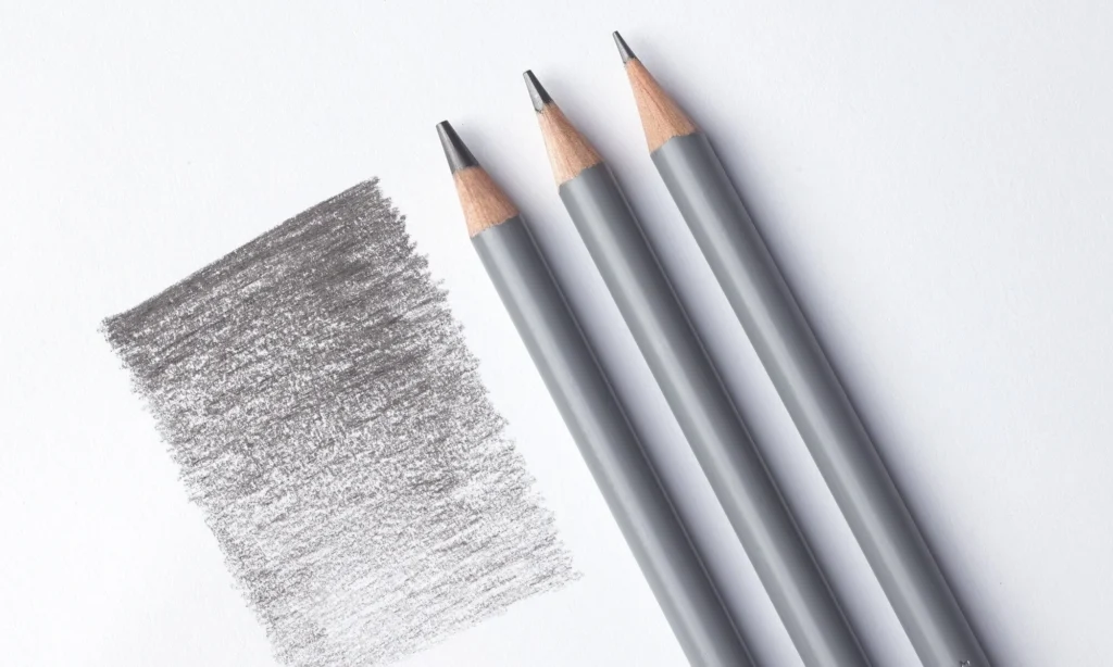 pencil grades HB 2B 6B